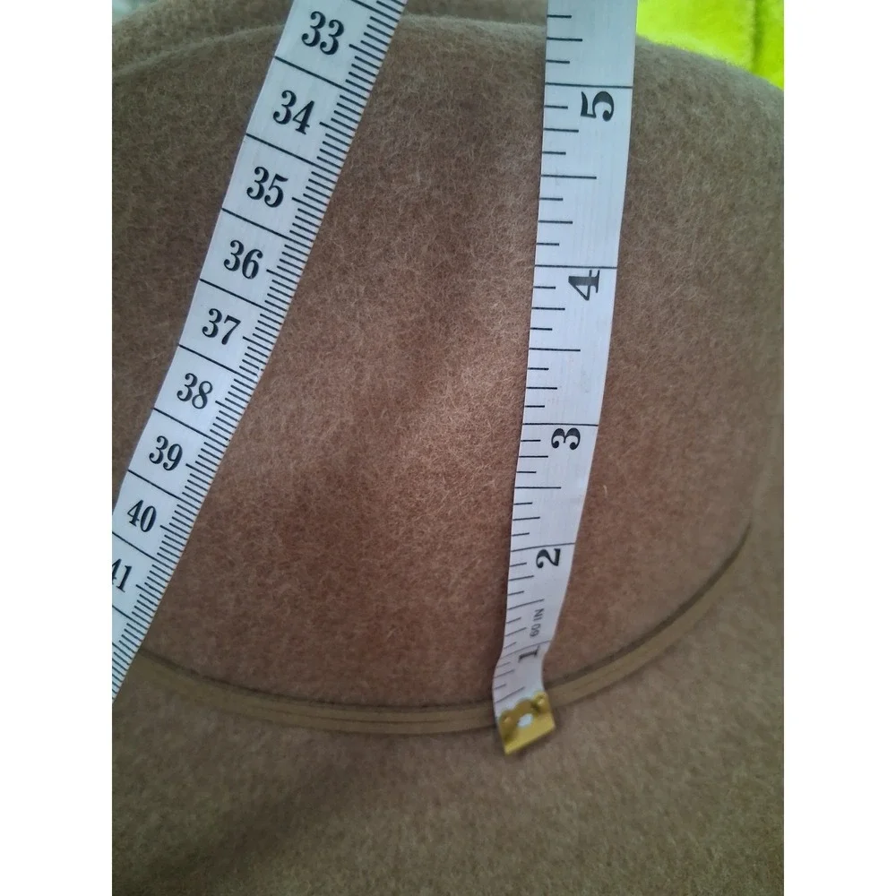 Banana Republic 100% Wool Camel Floppy Felt Hat Women's size S/M 3